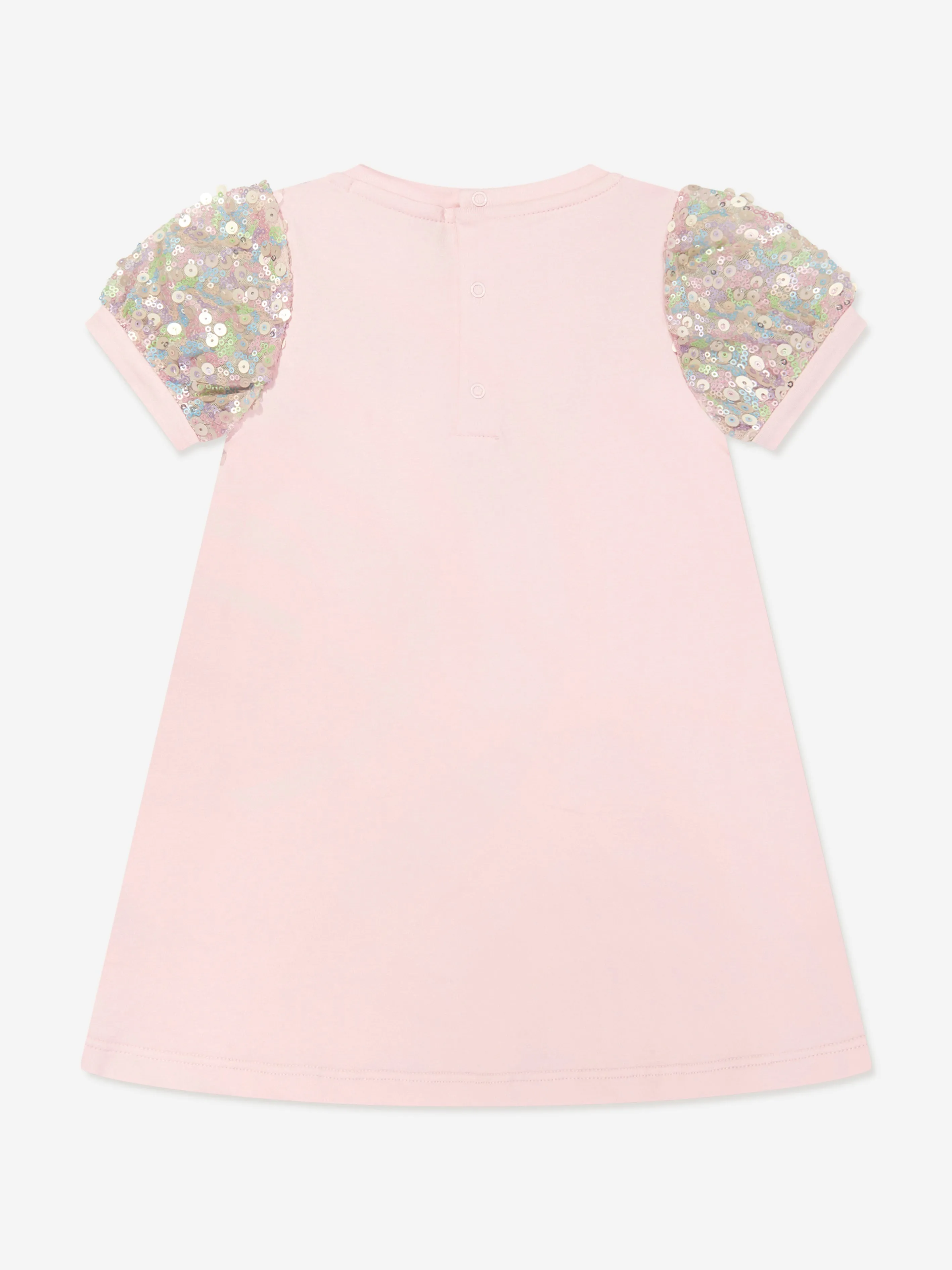 Aigner Baby Girls Charm Necklace Dress in Pink