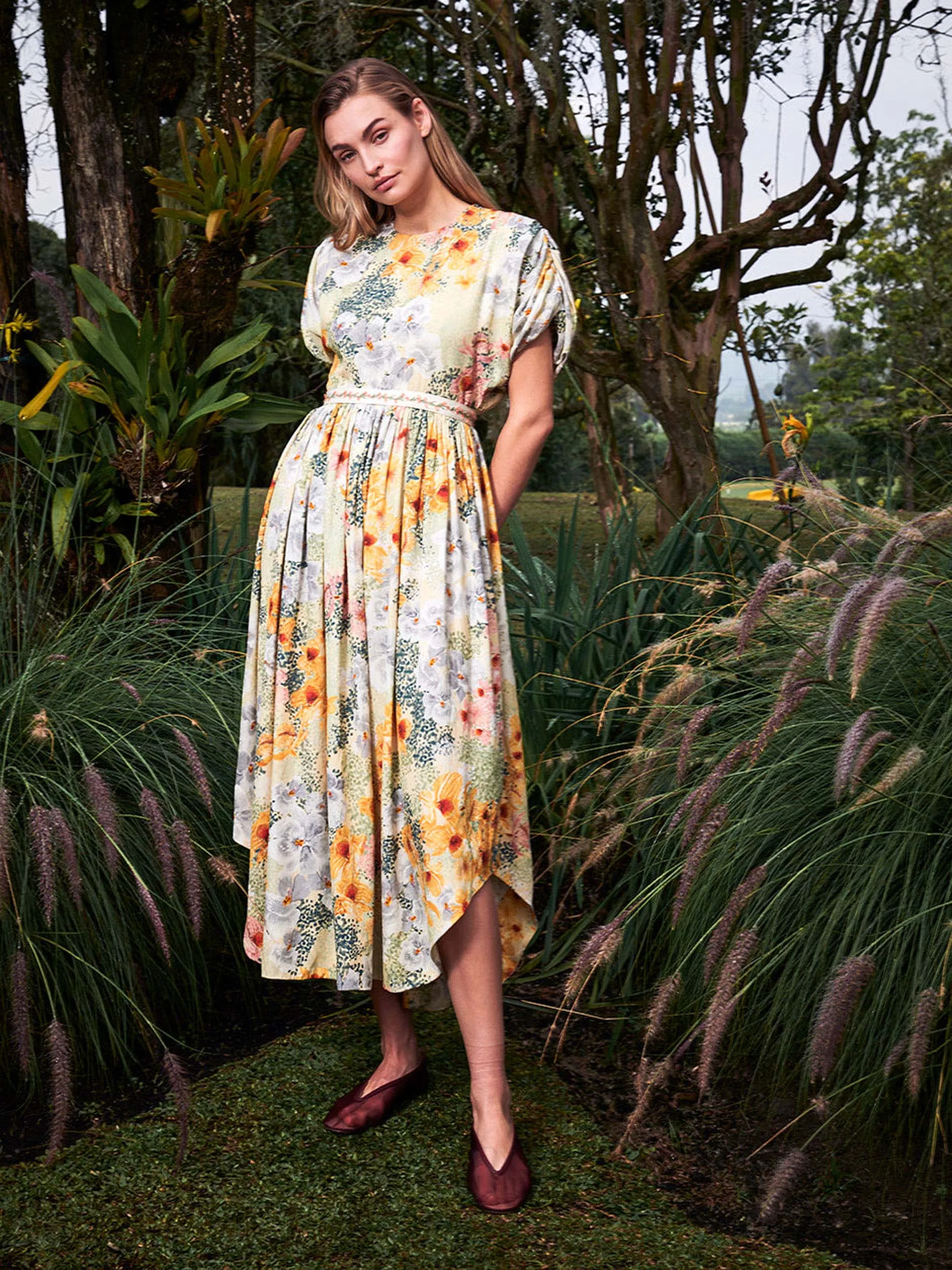 Aire Florecer maxi dress