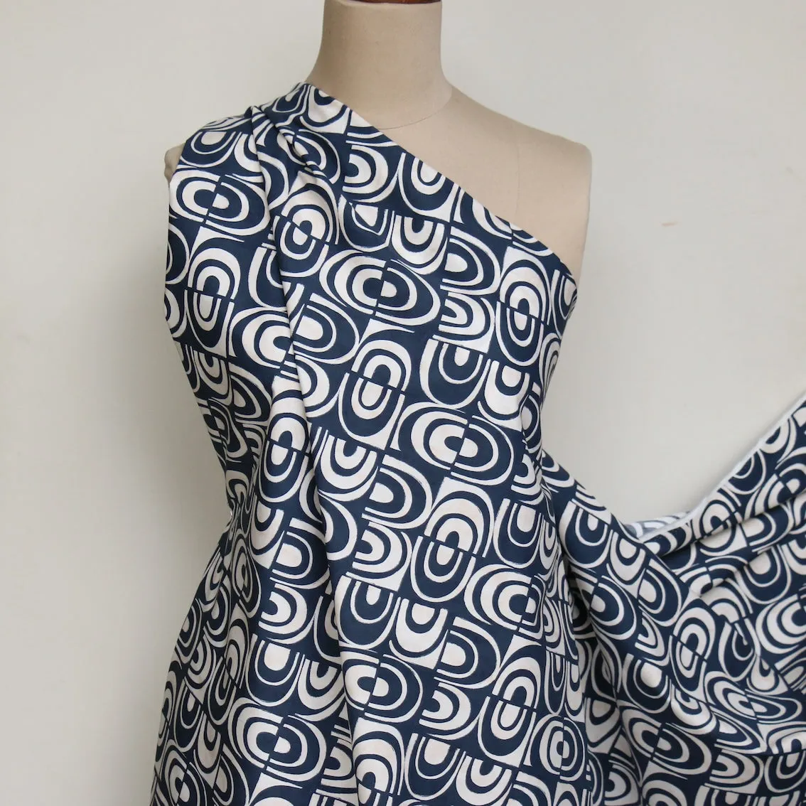Arco Blu Poplin