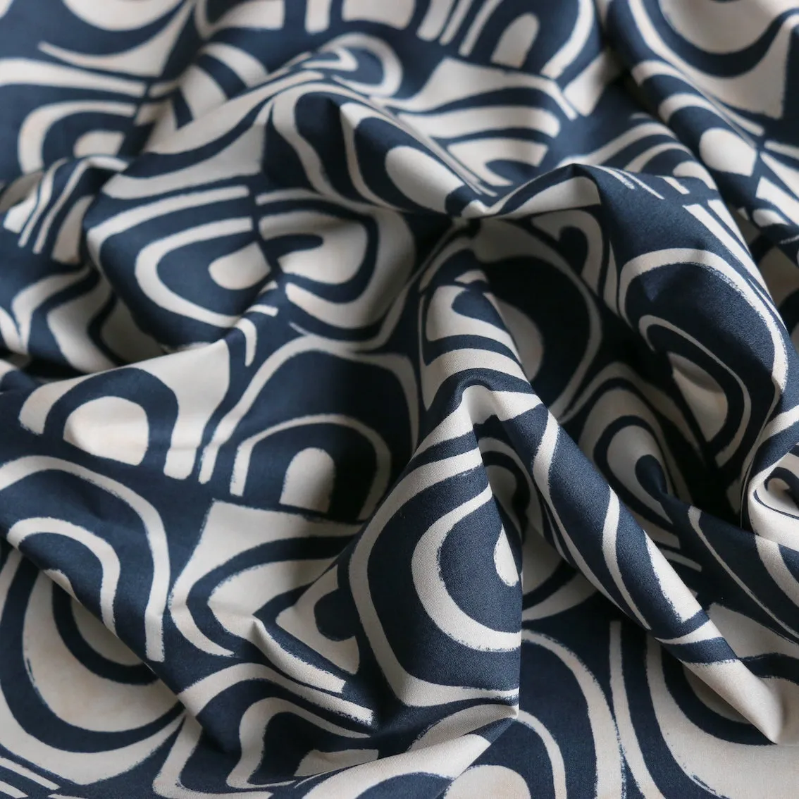 Arco Blu Poplin