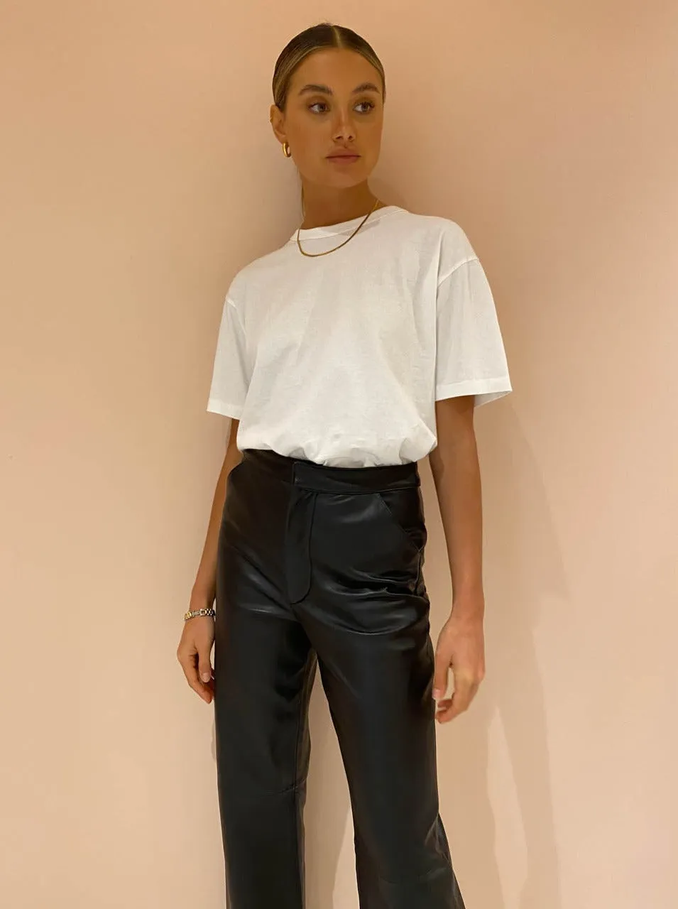 Assembly Label Juni Tee in Antique White