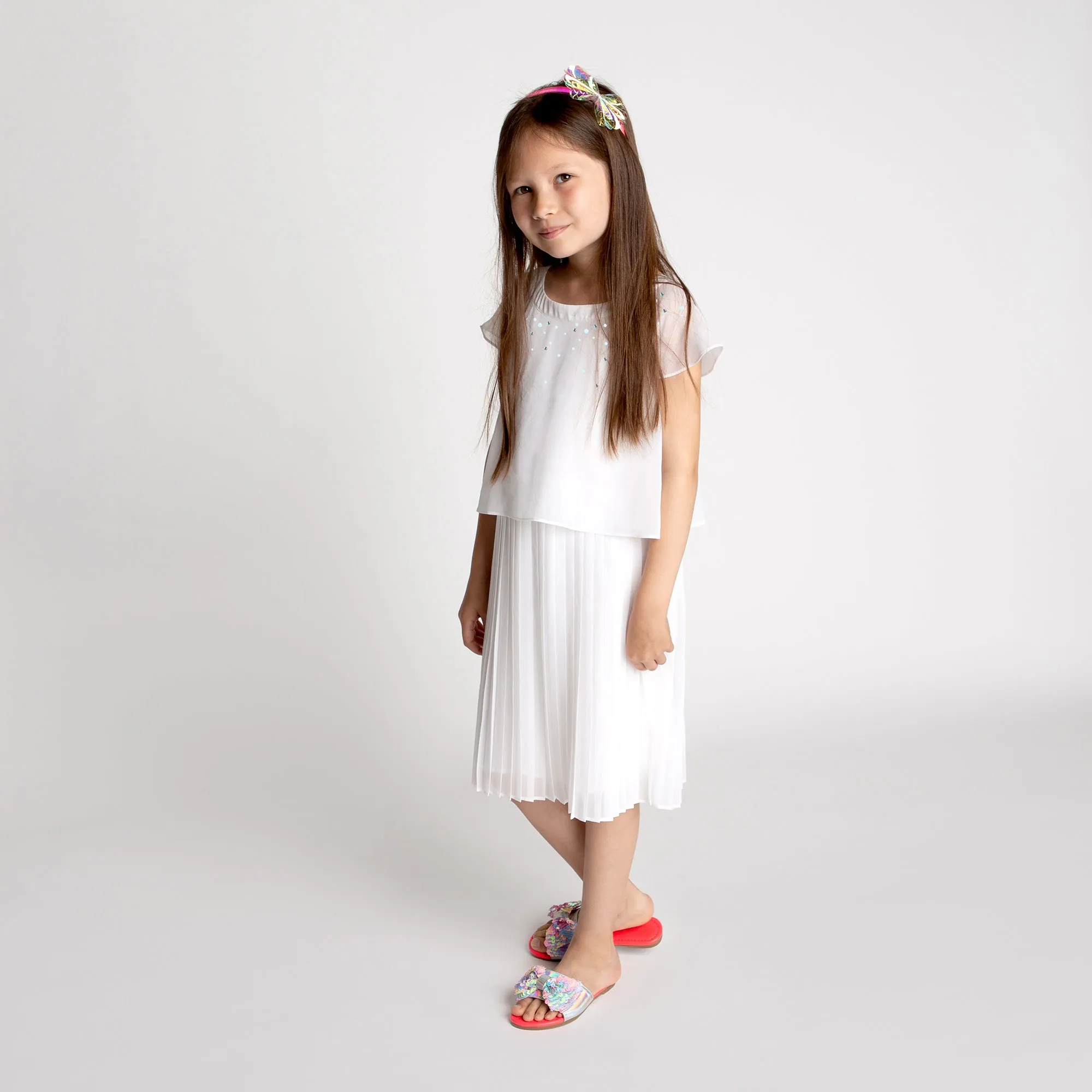Billieblush Ceremony Dress Key Look White