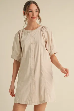 Button-up Shirtdress