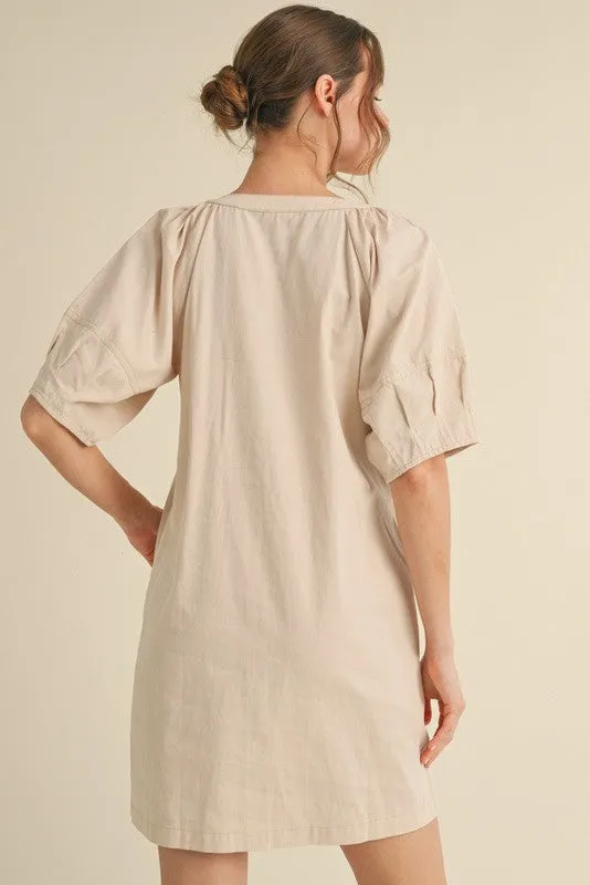 Button-up Shirtdress