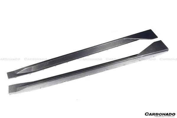 Carbonado 2021-UP BMW M3 G80 MP Style Carbon Fiber Side Skirts