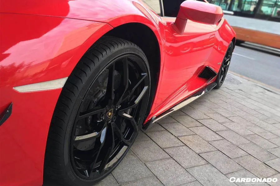 Carbondo 2015-2020 Lamborghini Huracan LP610/LP580 RZS Style Carbon Fiber Side Skirts