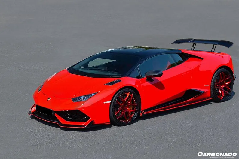 Carbondo 2015-2020 Lamborghini Huracan LP610/LP580 RZS Style Carbon Fiber Side Skirts