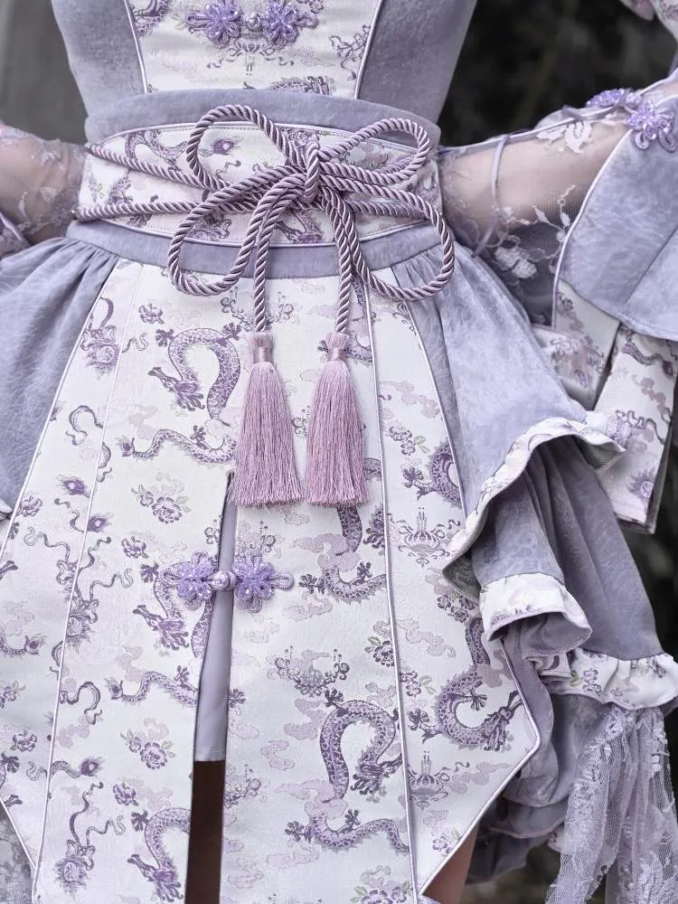 Chinese Qipao Inspired Lolita Fashion Skirt
