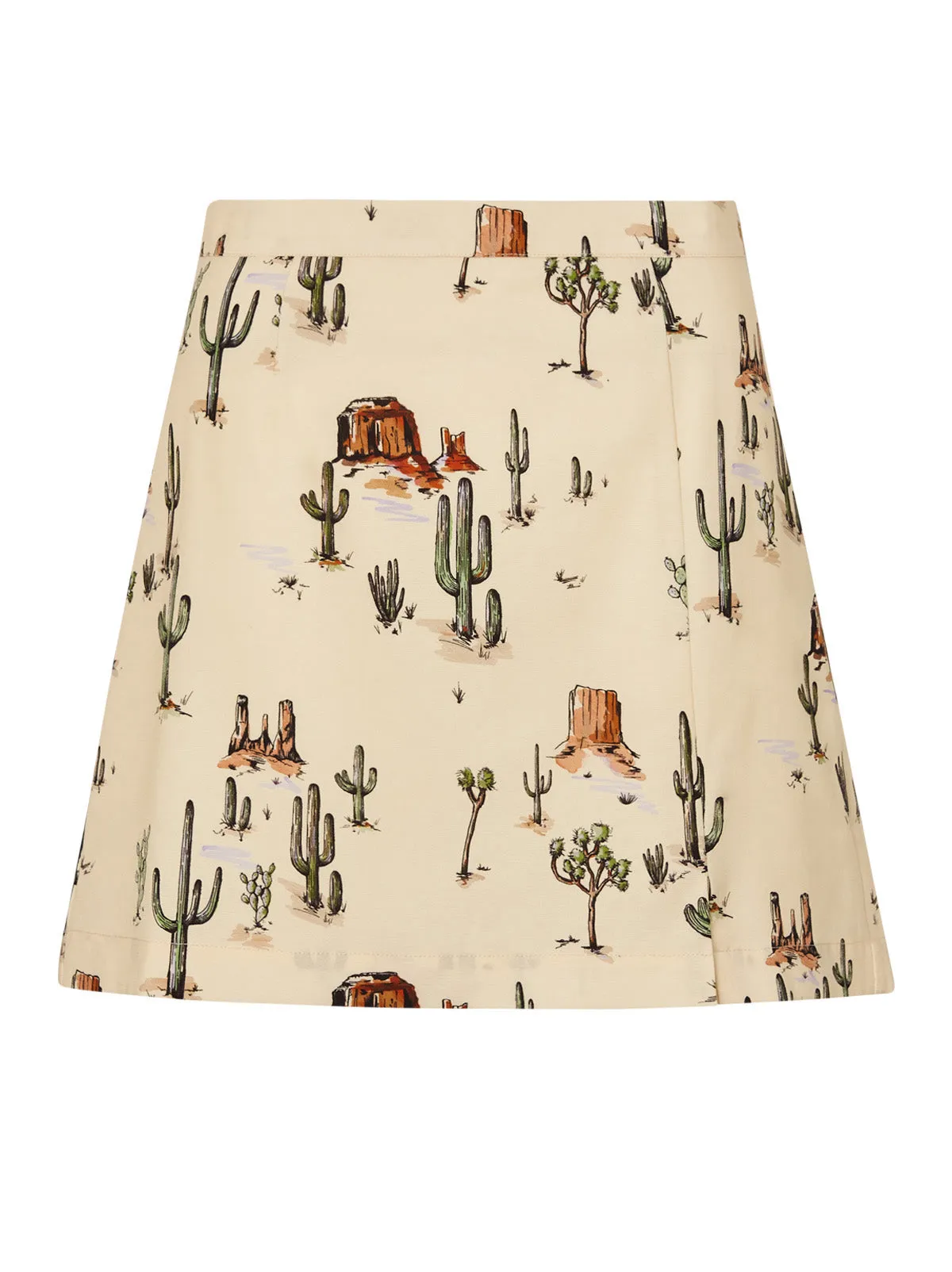 Colette Joshua Tree Print Mini Skirt
