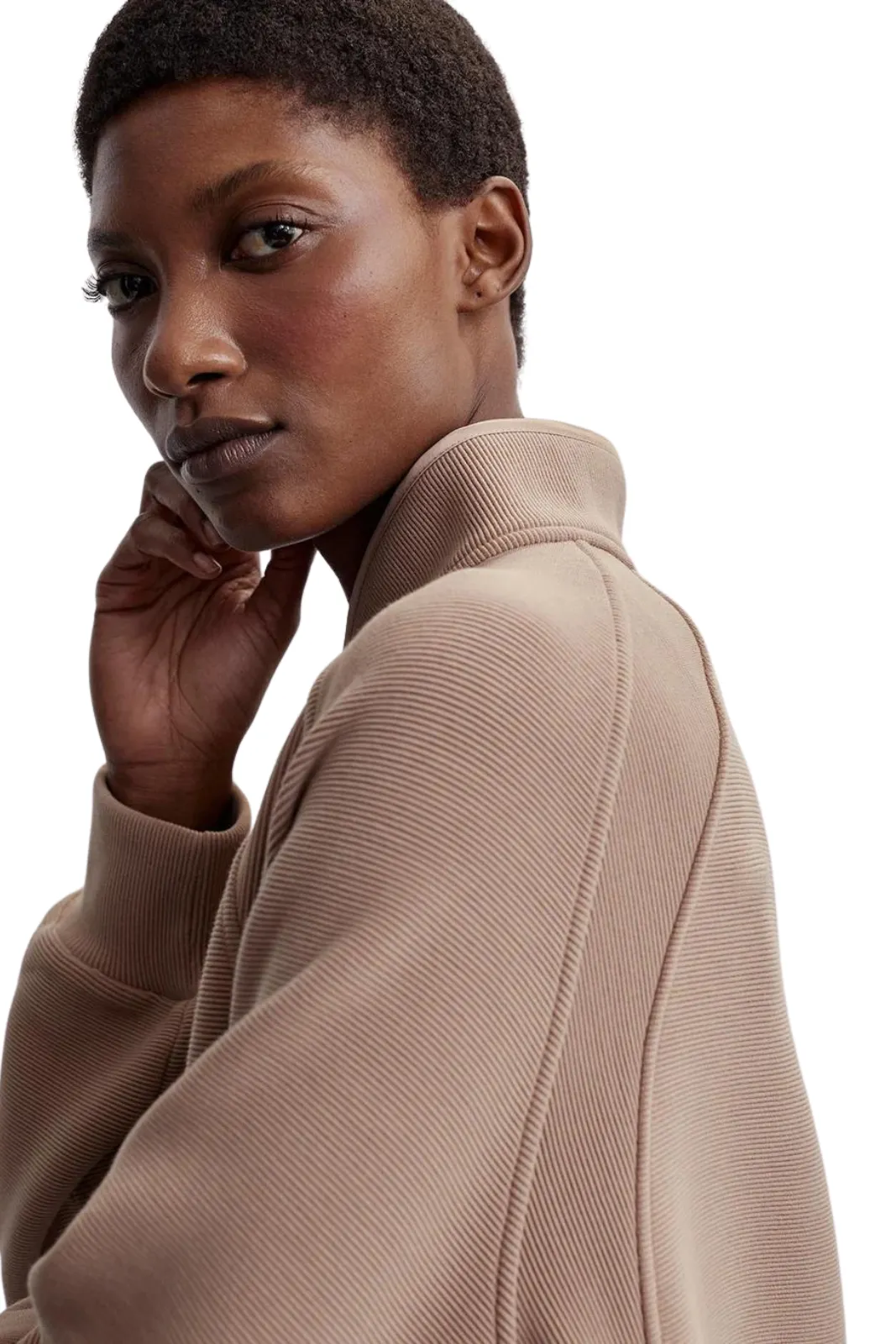 Cortina Half Zip Sweat, Portabella