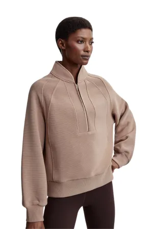 Cortina Half Zip Sweat, Portabella