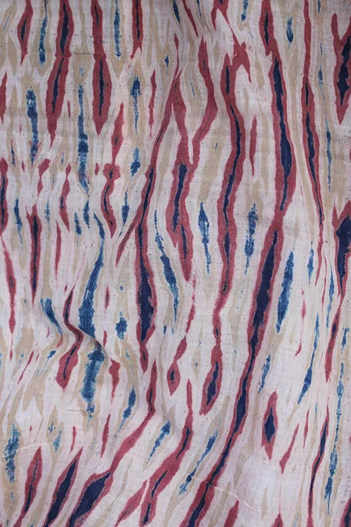 Creative Bee 'CUEVA' Natural Dyed Shibori Cotton Fabric (0.5 Meter)