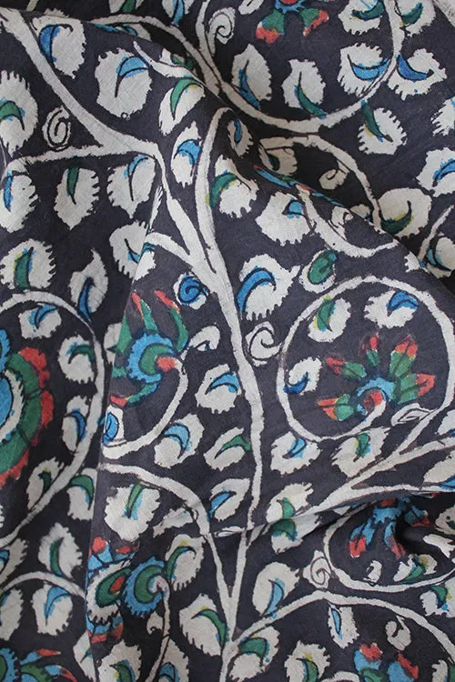 Creative Bee 'NINA' Natural Dye Hand-Painted Kalamkari Cotton Fabric x 0.50 Meter