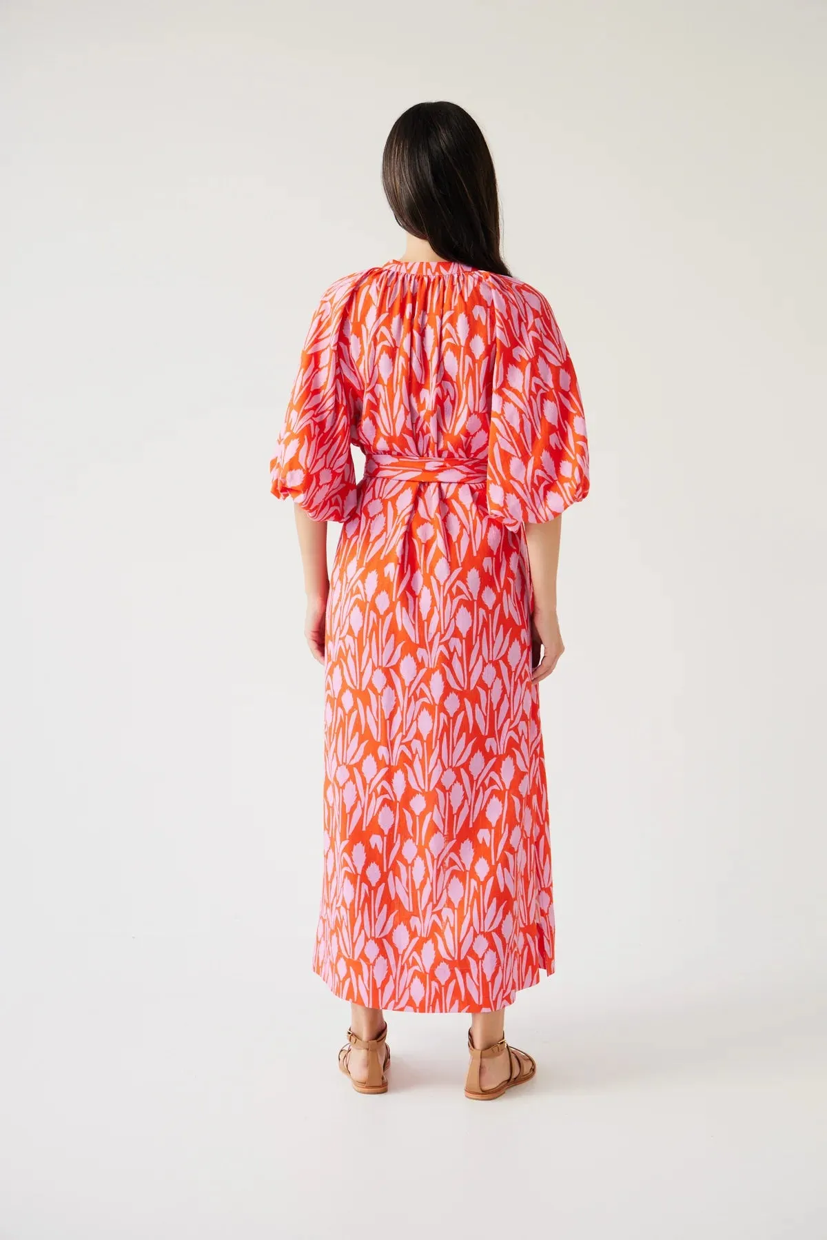 Crown Dress Flamingo