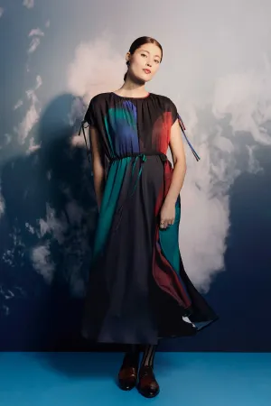 Drawstring Shoulders Column Dress (Progress)