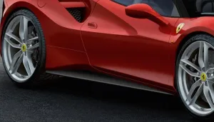 Ferrari 488 GTB Genuine Parts - Carbon Fibre Side Skirt Set