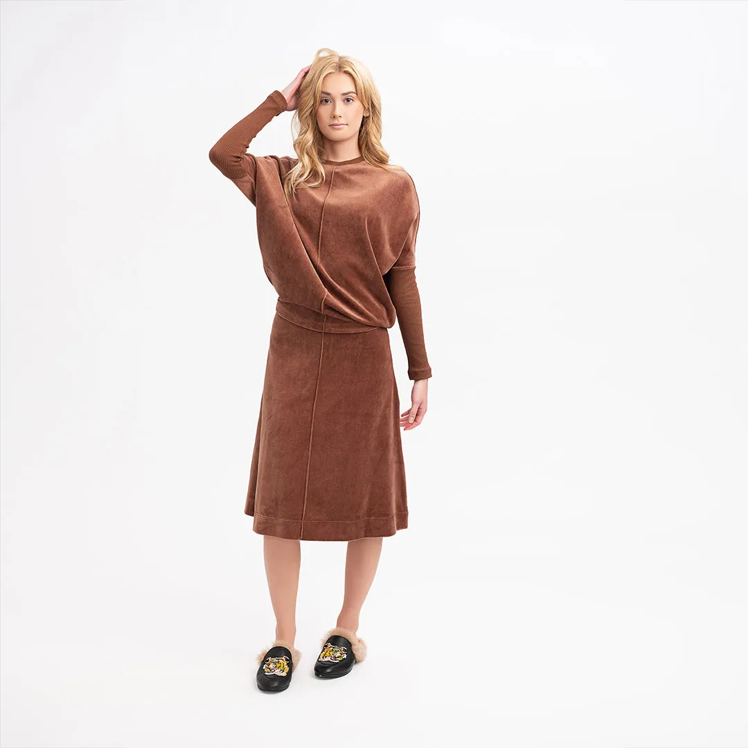Five Star Velour Skirt - Set