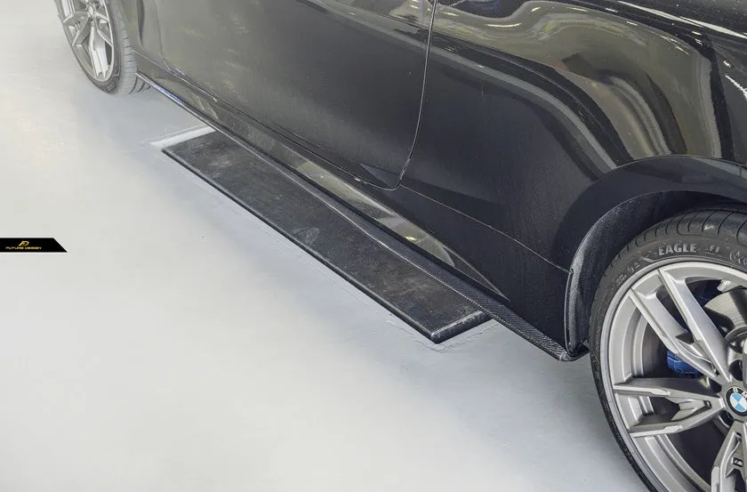Future Design Carbon Fiber Side Skirts for BMW 4-Series G22 Coupe
