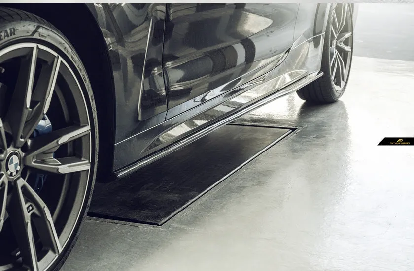 Future Design Carbon Fiber Side Skirts for BMW 4-Series G22 Coupe