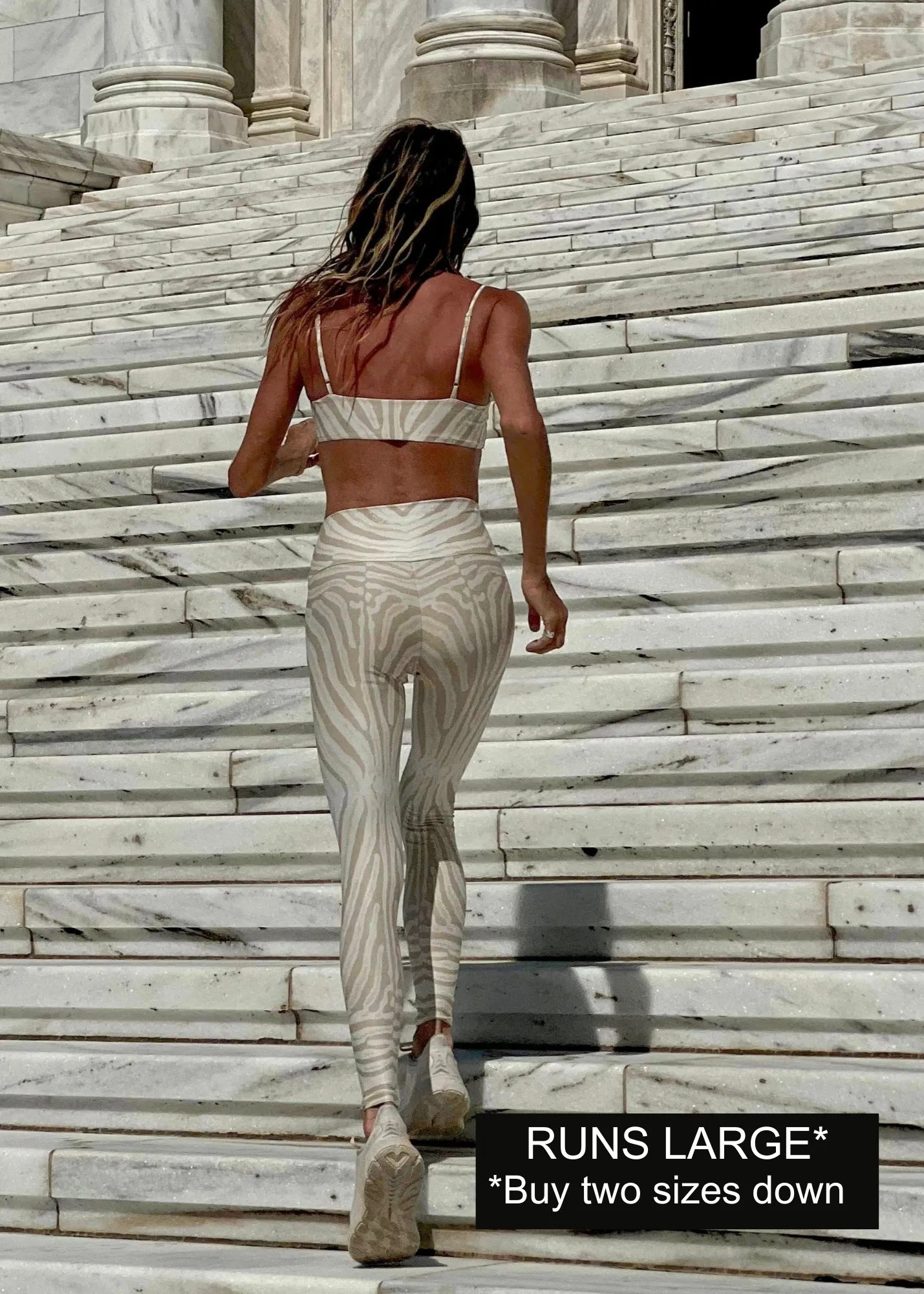 Gia Sports Bra Albino Zebra
