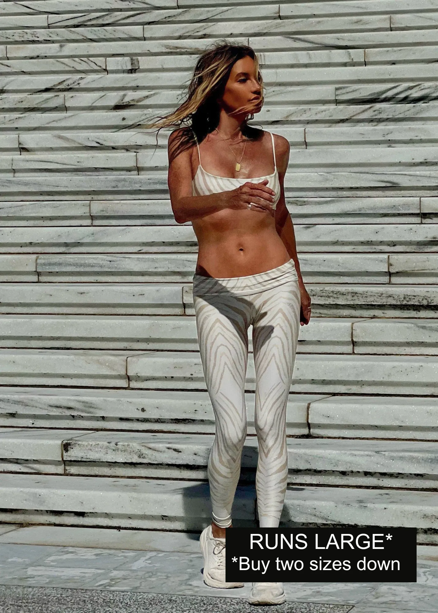 Gia Sports Bra Albino Zebra