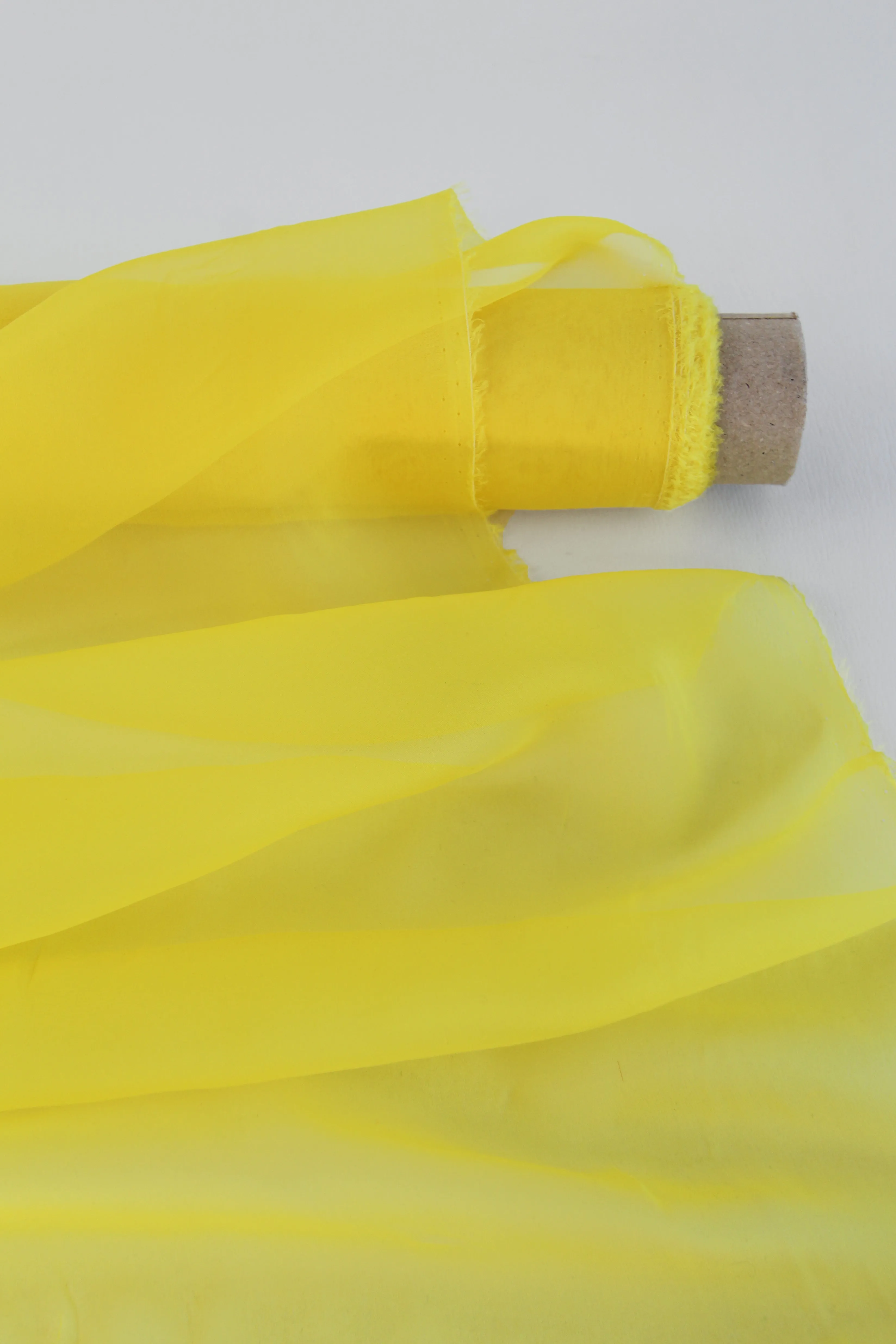 Italian Silk Georgette | Daffodil