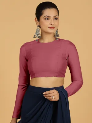 Jaya x Rozaana |  Saree Blouse in Rose Pink