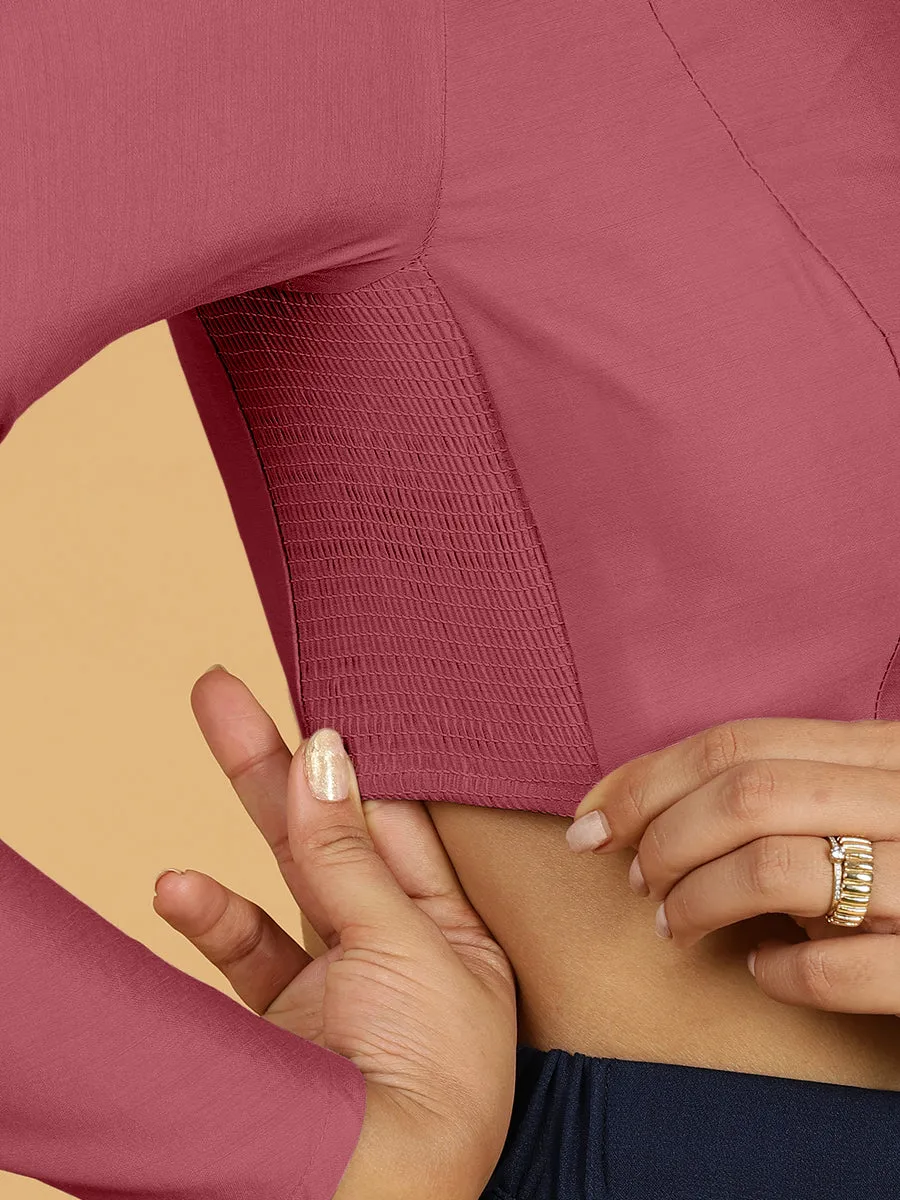 Jaya x Rozaana |  Saree Blouse in Rose Pink