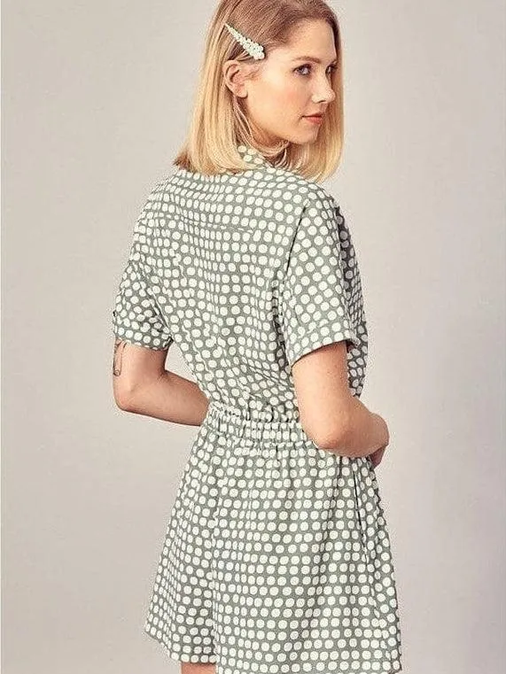 Look at Me Stylish Polka-Dot Romper