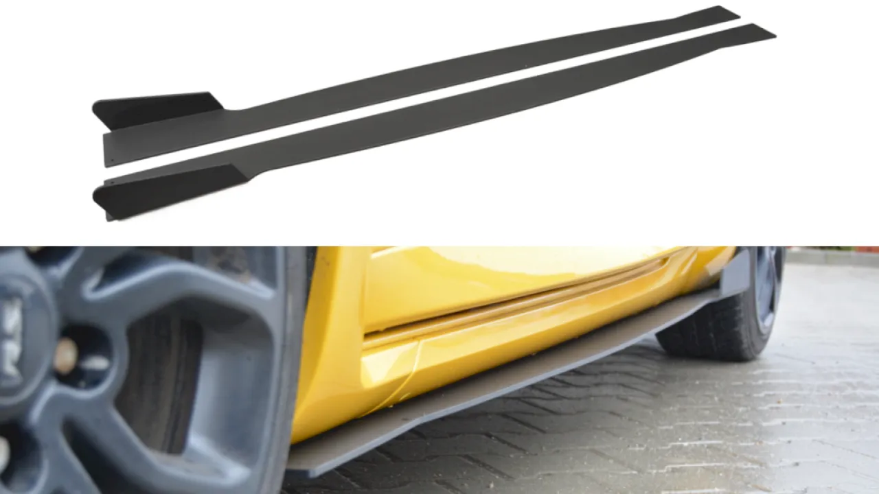 Maxton Design - RACING SIDE SKIRTS DIFFUSERS RENAULT MEGANE MK3 RS