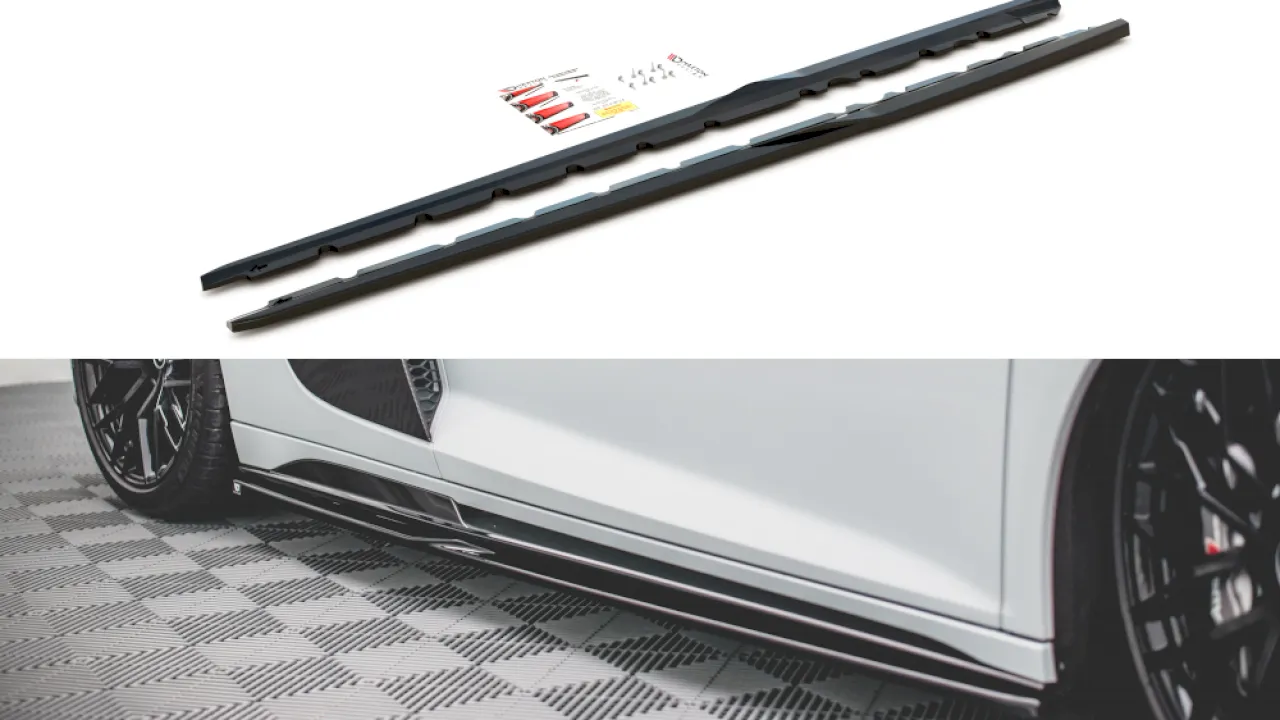 Maxton Design - SIDE SKIRTS DIFFUSERS AUDI R8 MK2 FACELIFT (2018-)