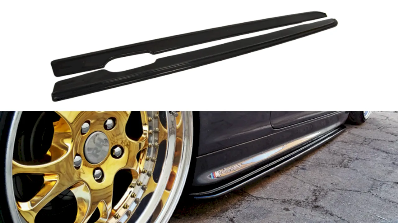 Maxton Design - SIDE SKIRTS DIFFUSERS BMW 3 E46 MPACK COUPE