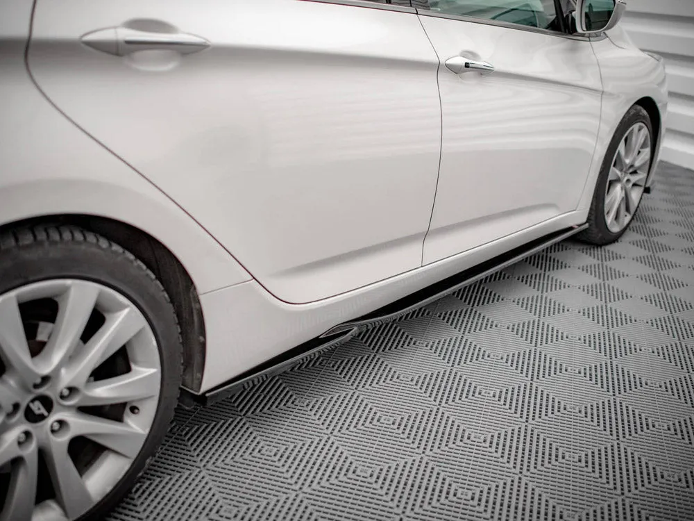 Maxton Design - SIDE SKIRTS DIFFUSERS HYUNDAI I40 MK1 (2011-2014)