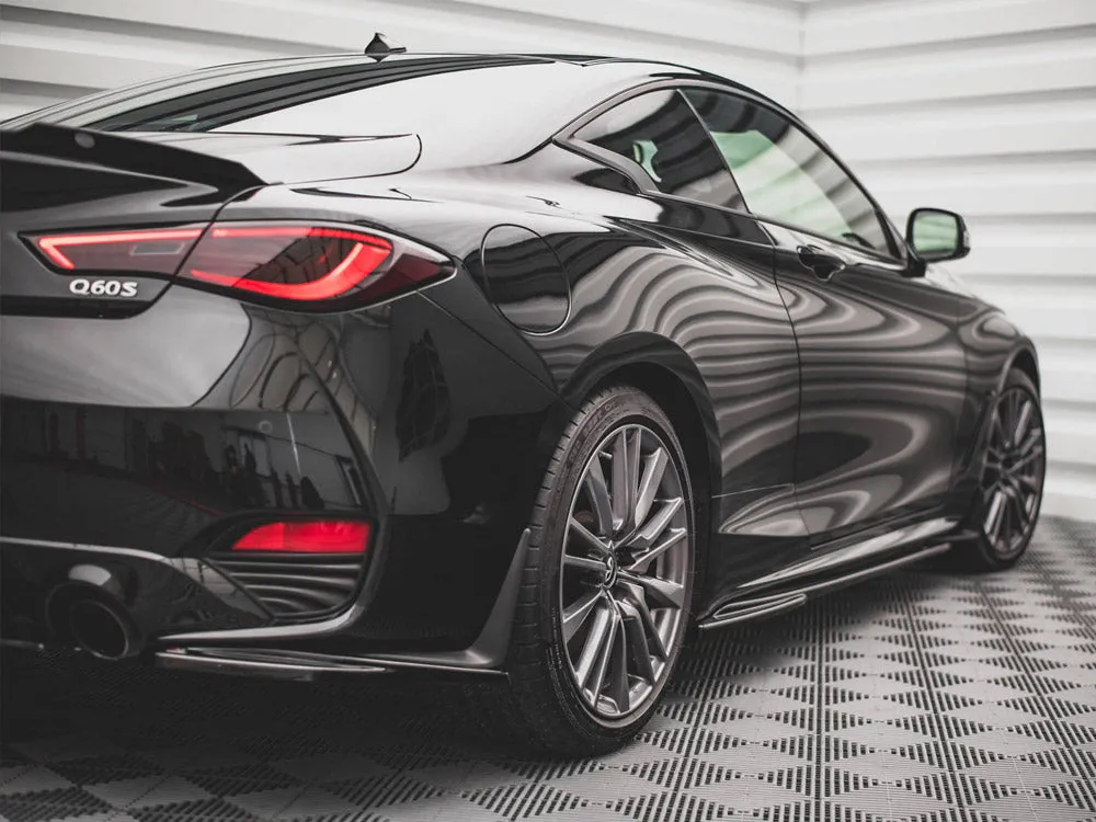 Maxton Design - SIDE SKIRTS DIFFUSERS INFINITI Q60 S MK2 (2017-)