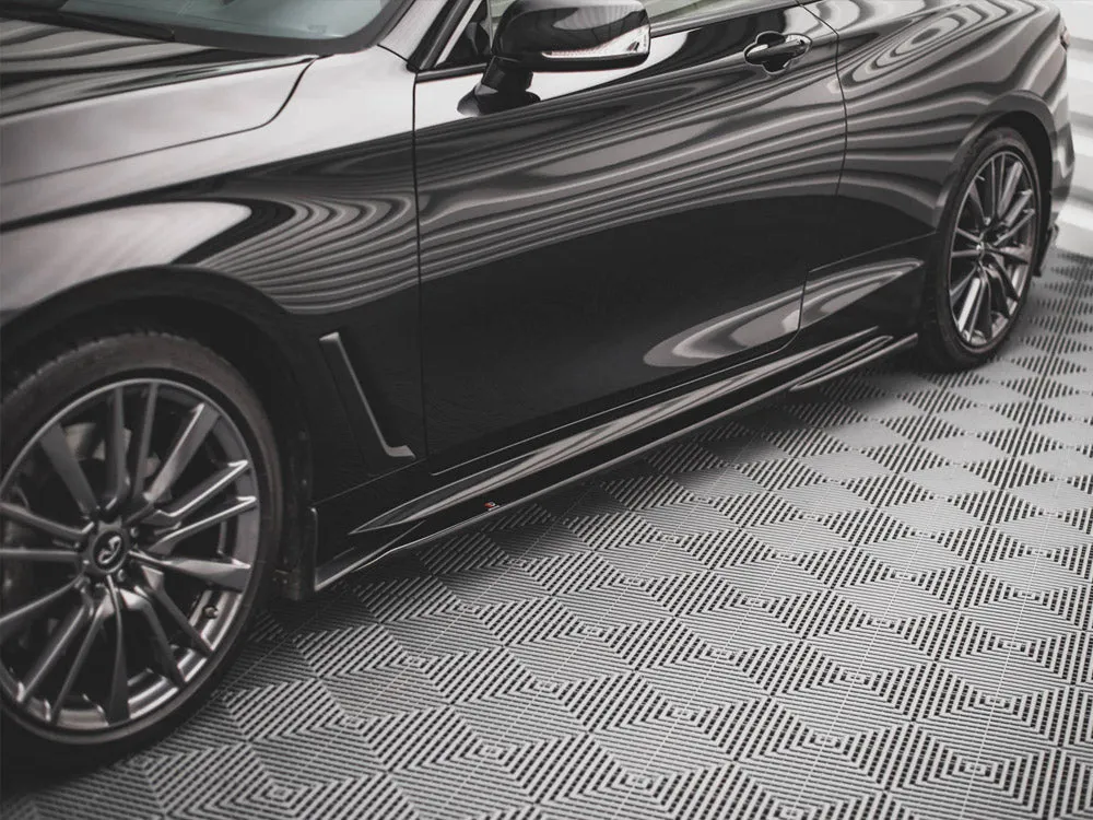 Maxton Design - SIDE SKIRTS DIFFUSERS INFINITI Q60 S MK2 (2017-)