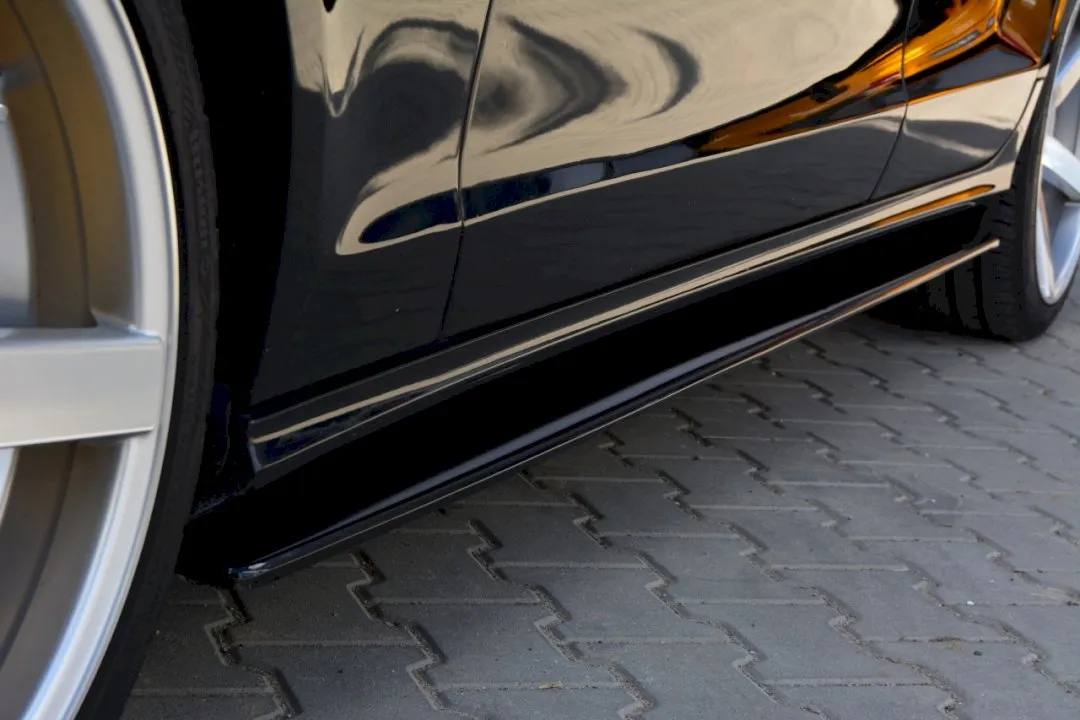 Maxton Design - SIDE SKIRTS DIFFUSERS MERCEDES CLS C218 AMG-LINE (2011-2014)