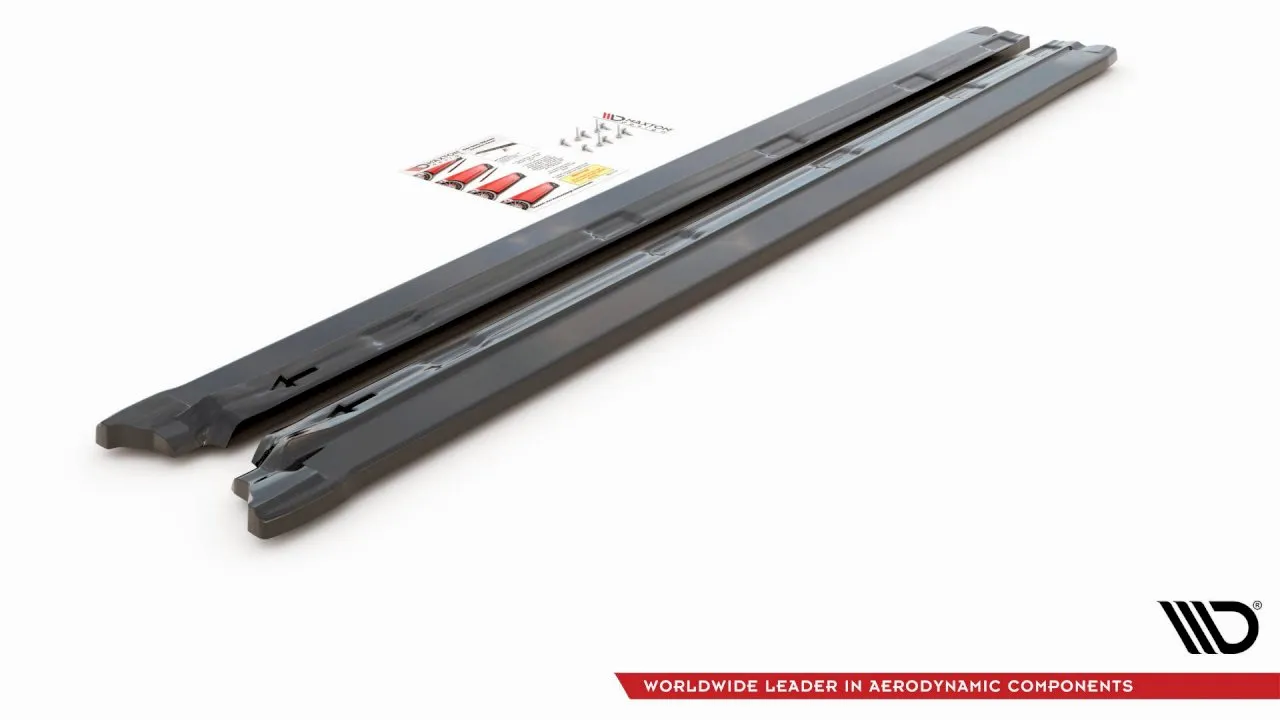 Maxton Design - SIDE SKIRTS DIFFUSERS PEUGEOT 2008 MK2 (2019-2023)