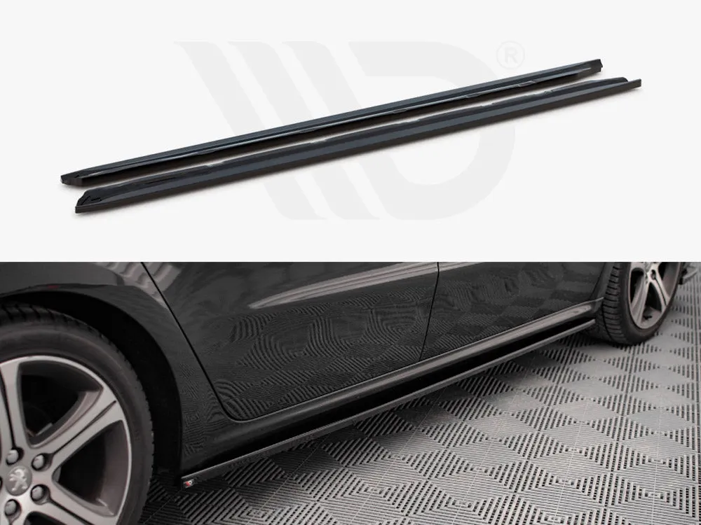 Maxton Design - SIDE SKIRTS DIFFUSERS PEUGEOT 508 GT MK1 FACELIFT (2014-2018)