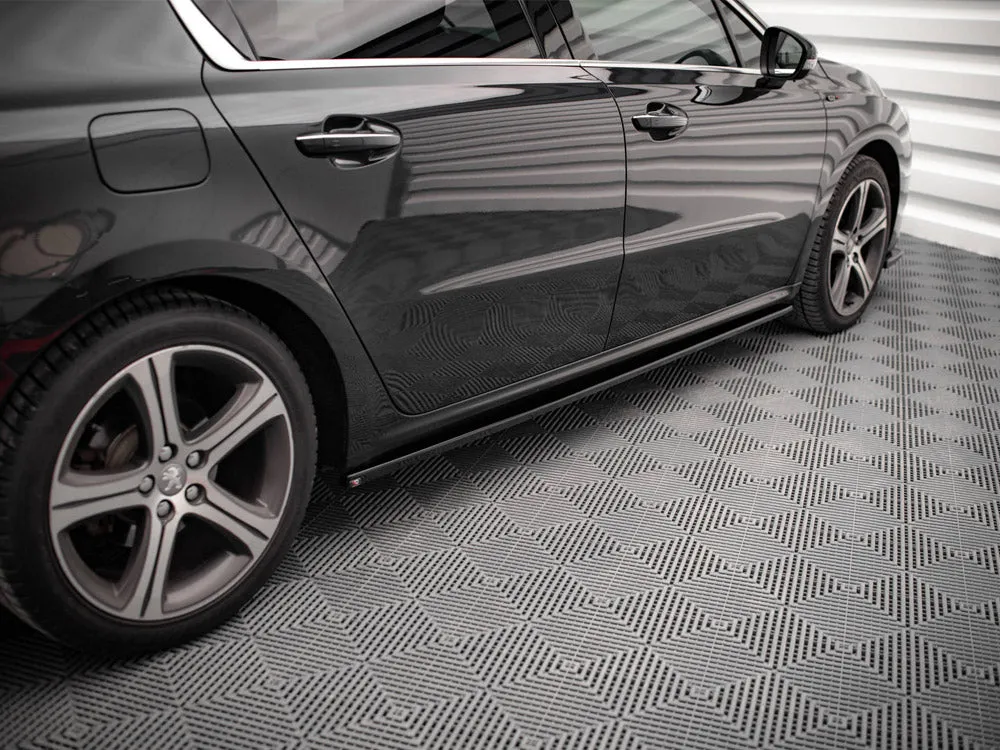 Maxton Design - SIDE SKIRTS DIFFUSERS PEUGEOT 508 GT MK1 FACELIFT (2014-2018)