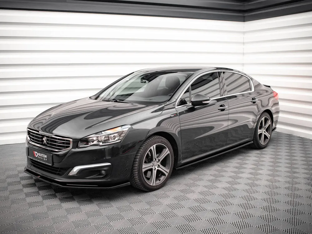 Maxton Design - SIDE SKIRTS DIFFUSERS PEUGEOT 508 GT MK1 FACELIFT (2014-2018)