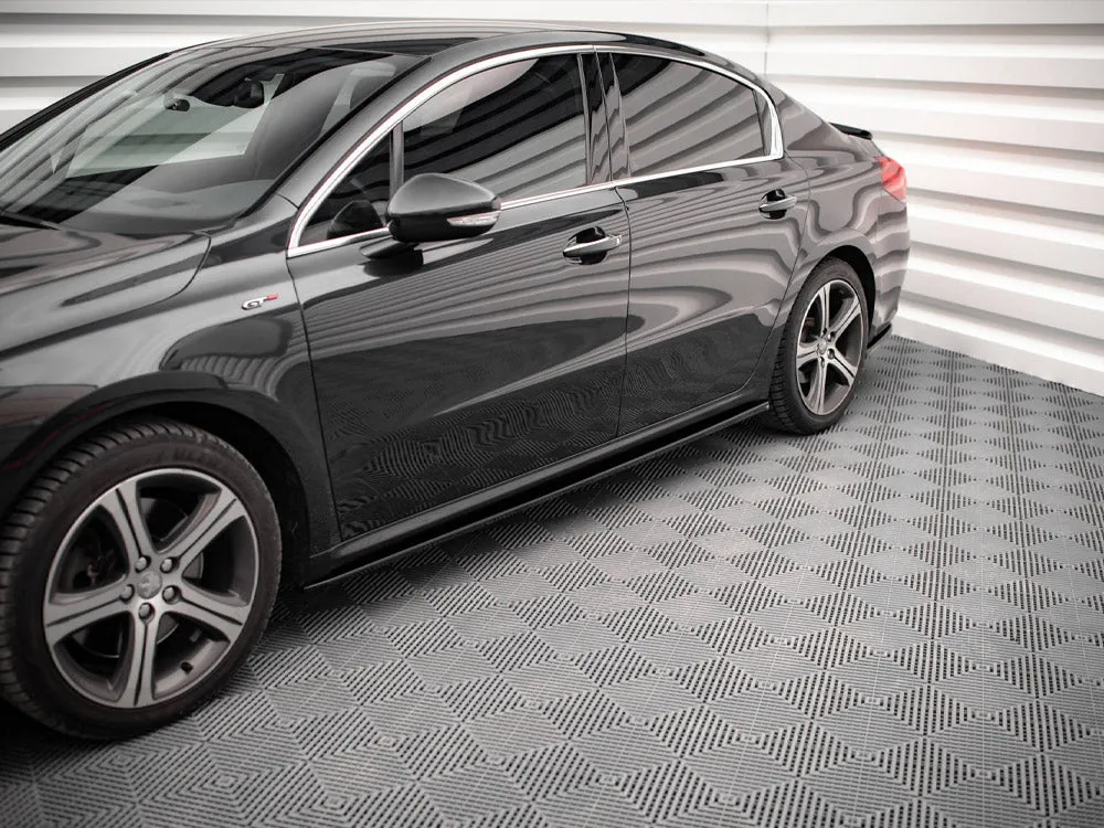 Maxton Design - SIDE SKIRTS DIFFUSERS PEUGEOT 508 GT MK1 FACELIFT (2014-2018)