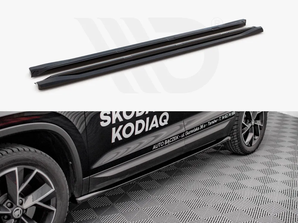 Maxton Design - SIDE SKIRTS DIFFUSERS SKODA KODIAQ MK1 FACELIFT (2019)