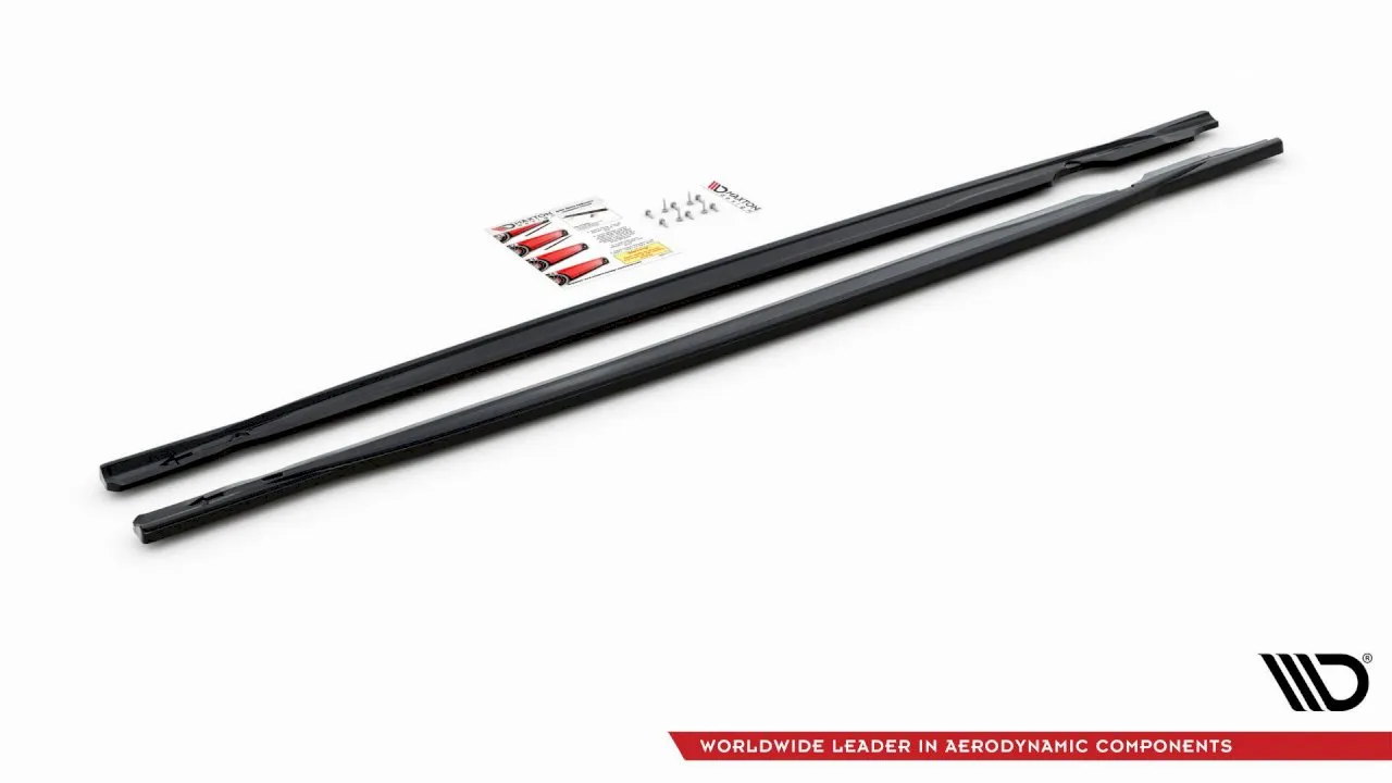Maxton Design - Side Skirts Diffusers V.1 Volkswagen Golf R Mk8