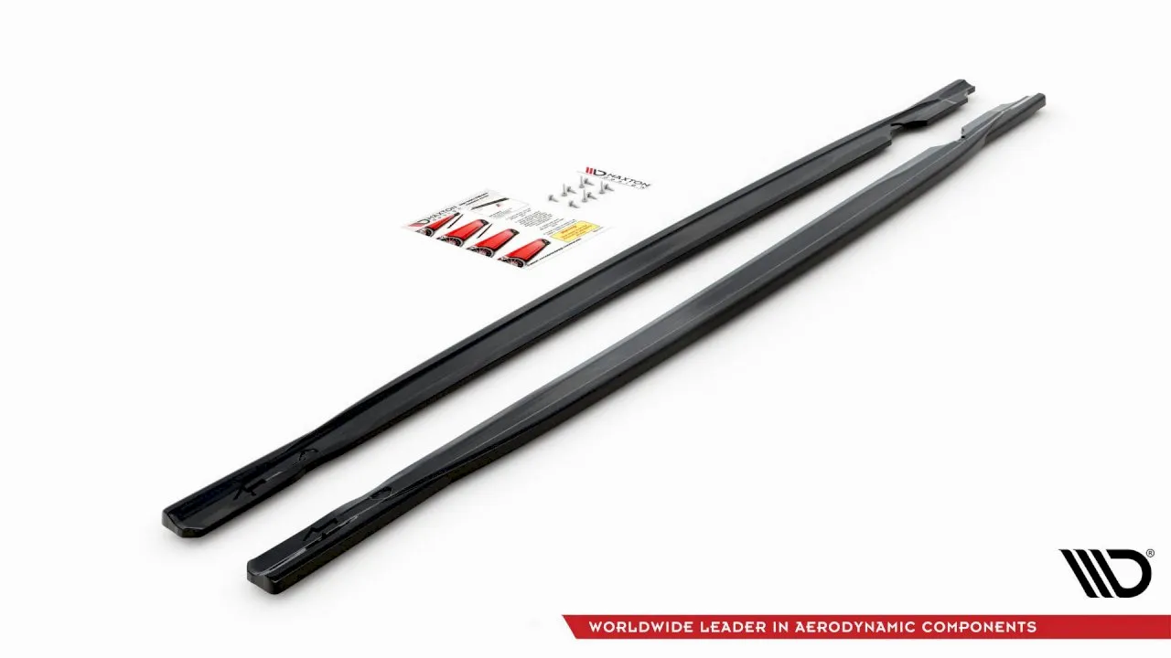 Maxton Design - Side Skirts Diffusers V.1 Volkswagen Golf R Mk8