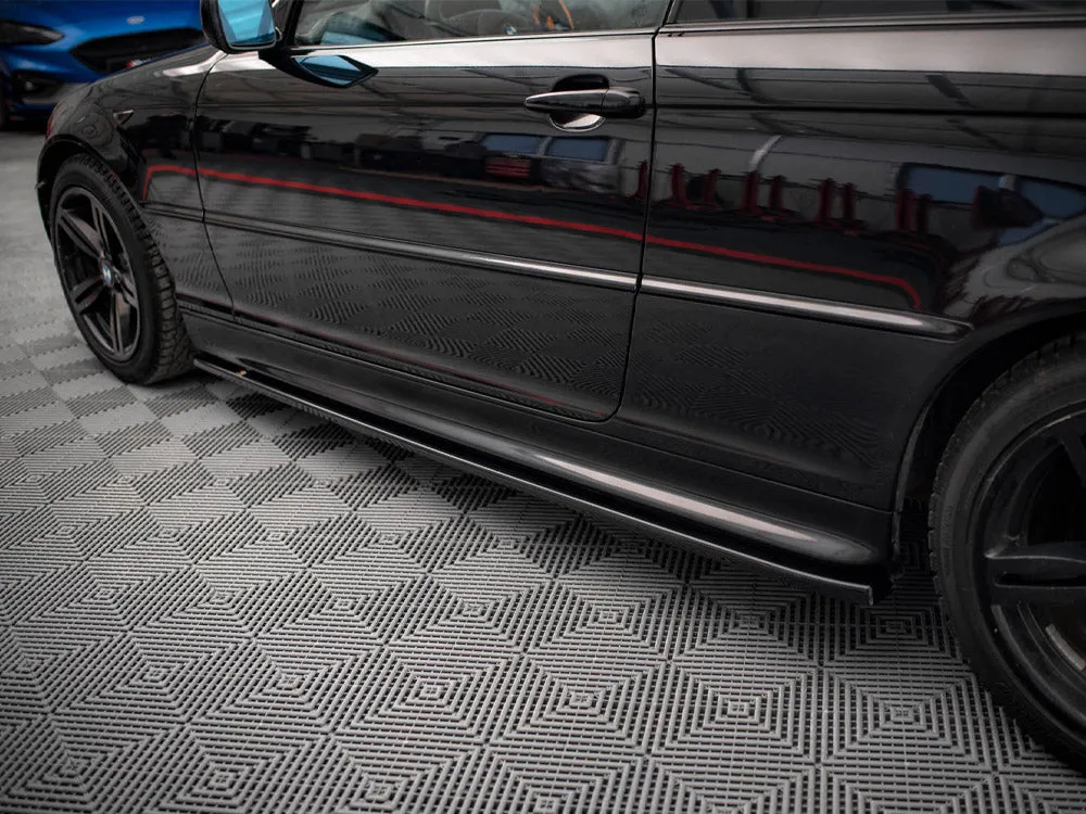 Maxton Design - SIDE SKIRTS DIFFUSERS V.2 BMW 3 COUPE M-PACK E46 (1999-2005)