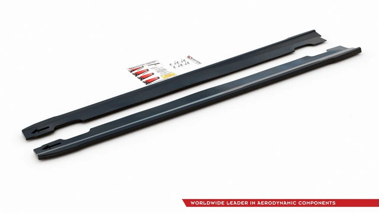 Maxton Design - SIDE SKIRTS DIFFUSERS V.4 HYUNDAI I30 N MK3 HATCHBACK/ FASTBACK (2017-)