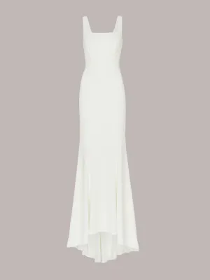 Mia square neck wedding dress
