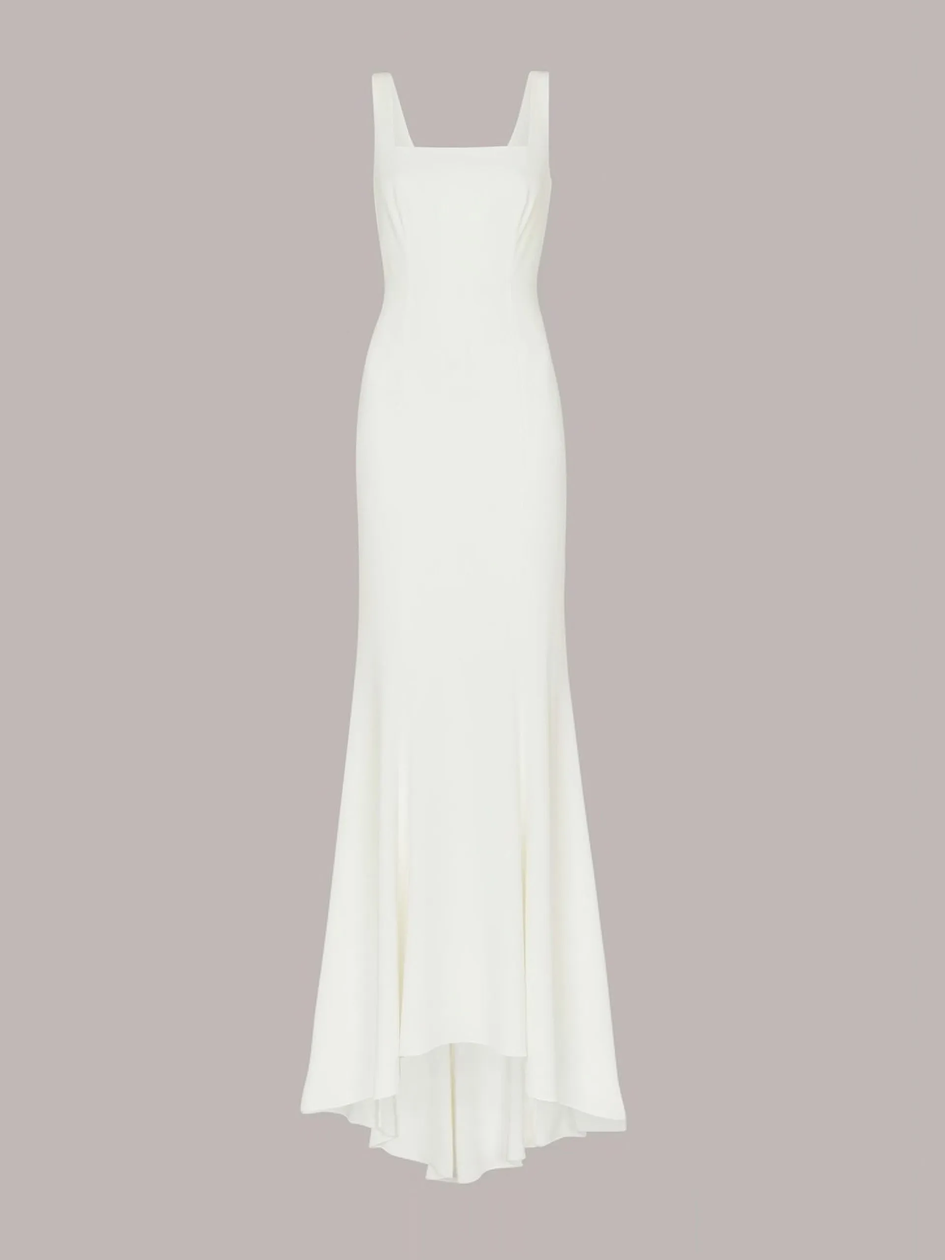 Mia square neck wedding dress