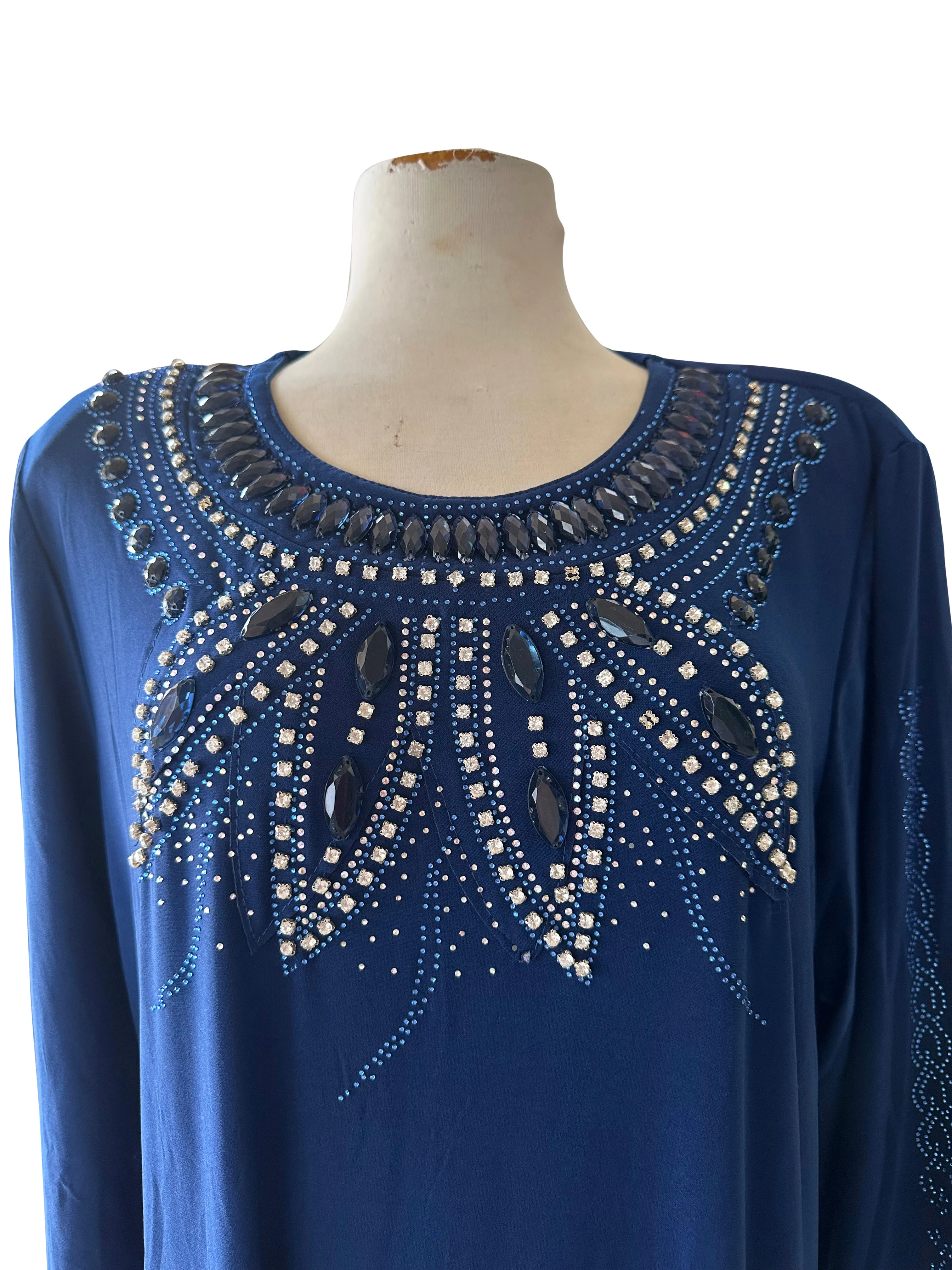Modest Dress in Royal Blue