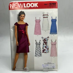 NEW LOOK Pattern, Misses Dresses (PNL6749)